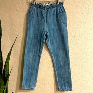 Mini Boden - Elastic waist jeans with heart pockets